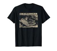 Challenger A30 WWII British Tank Scene Art T-Shirt