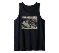 Challenger A30 WWII British Tank Scene Art Tank Top