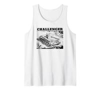 Challenger A30 WWII British Tank Scene Art Tank Top