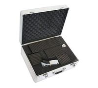 Challenger | Aluminium Briefcase with Pick & Pluck Foam - 53.5x46x26cm | Adjustable Partitions, Lockable Latches & Shoulder Strap | Secure, Portable Storage for Electronics, Tools, Cameras, Documents