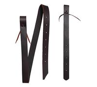 CHALLENGER Horse Horse Western Saddle Brown Leather Off Billet & Cinch Strap Set w/Holes 40425BR