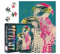 Challenging 1000-Piece Puzzle - A Couple Of Eagles On A Blue Background Designed for Real Puzzle Enthusiasts | 50x70cm Large Format, Rich Color Depth & Detail