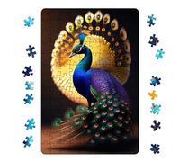 Challenging Animal Puzzle - Brain Teaser Game, Wildlife Jigsaw Fun, Wooden Pieces with Colorful Design, Educational Kids Activity for Family, Mind Relaxation Puzzle for Home Decor