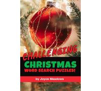 Challenging Christmas Word Search Puzzles!: Slim Edition with Forward, Backward, and Diagonal Words! (Joy's Puzzles)