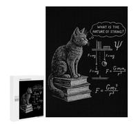 Challenging Funny Science Cat Physics What Cats Think Jigsaw Puzzle for Adults, 500 PCS, An Absorbing Project for Relaxed Weekends, for Creative Downtime