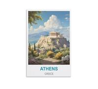 Challenging Puzzles,Athens Greece,Impossible Difficult Hard Fun 2000 Piece Jigsaw Puzzles for Adults 100x70cm