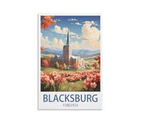 Challenging Puzzles，Blacksburg Virginia，Impossible Difficult Hard Fun 1000 Piece Jigsaw Puzzles for Adults 38x26cm