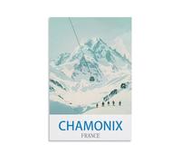 Challenging Puzzles Chamonix France Ski JigsawPuzzle 1000 Pieces for Adults Challenging Puzzle Games 70x50CM