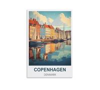 Challenging Puzzles，Copenhagen Denmark Impossible Difficult Hard Fun 1000 Piece Jigsaw Puzzles for Adults 52x70cm
