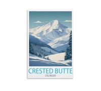 Challenging Puzzles，Crested Butte Colorados Impossible Difficult Hard Fun 1000 Piece Jigsaw Puzzles for Adults 38x52cm