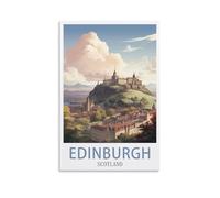 Challenging Puzzles，Edinburgh Scotland Impossible Difficult Hard Fun 1000 Piece Jigsaw Puzzles for Adults 26x38cm
