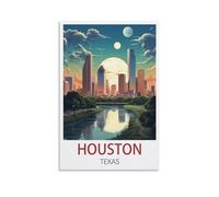 Challenging Puzzles，Houston Texas Impossible Difficult Hard Fun 1000 Piece Jigsaw Puzzles for Adults 38x52cm