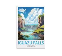 Challenging Puzzles，Iguazu Falls Argentina Posters Impossible Difficult Hard Fun 2000 Piece Jigsaw Puzzles for Adults 70x100CM