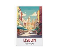 Challenging Puzzles，Lisbon Portugal Impossible Difficult Hard Fun 1000 Piece Jigsaw Puzzles for Adults 50x70cm