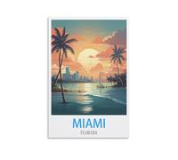 Challenging Puzzles,Miami Floridas,Impossible Difficult Hard Fun 1000 Piece Jigsaw Puzzles for Adults 70x50cm