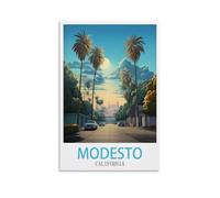 Challenging Puzzles，Modesto California Impossible Difficult Hard Fun 1000 Piece Jigsaw Puzzles for Adults 50x70cm