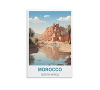 Challenging Puzzles,Morocco North Africas,Impossible Difficult Hard Fun 2000 Piece Jigsaw Puzzles for Adults 100x70cm