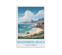 Challenging Puzzles，Muizenberg Beach South Africa Impossible Difficult Hard Fun 1000 Piece Jigsaw Puzzles for Adults 26x38cm