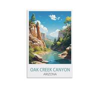 Challenging Puzzles，Oak Cr anyon Arizona Posters，Impossible Difficult Hard Fun 2000 Piece Jigsaw Puzzles for Adults 100x70cm