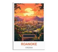 Challenging Puzzles，Roanoke Virginia Impossible Difficult Hard Fun 1000 Piece Jigsaw Puzzles for Adults 38x52cm