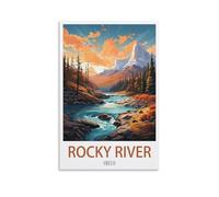 Challenging Puzzles，Rocky River Ohio Impossible Difficult Hard Fun 1000 Piece Jigsaw Puzzles for Adults 50x70cm