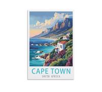 Challenging Puzzles，South Africa Cape Towns Impossible Difficult Hard Fun 1000 Piece Jigsaw Puzzles for Adults 38x52cm
