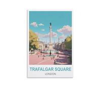 Challenging Puzzles,Trafalgar Square London Posters JigsawPuzzle 2000 Pieces for Adults Challenging Puzzle Games 100x70cm