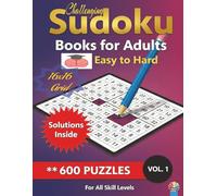 Challenging Sudoku Books for Adults Easy to Hard: 600 Brainteasers with solutions 16x16 Grid 8.5x11 inches Large Print for Seniors Adults vol. 1 (SUDOKU MASTER SERIES)