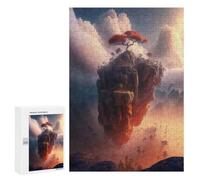 Challenging The Floating Castle Jigsaw Puzzle for Adults, 300 PCS, A Rewarding Pastime for Dedicated Jigsaw Fans, for Indoor Play