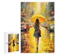 Challenging The Girl with Umbrella Jigsaw Puzzle for Adults, 1000 PCS, A Creative Way to Unwind after A Busy Day, for Quiet Evenings