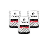 CHALO | Vegan Chai Latte Premix | Chini Chai Masala | Less sugar, less Guilt ! | Up to 75 cups |3 x 300GR