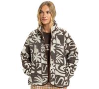 Chalok Sherpa Fleece Jacket in Chocolate Brown Chalok Checker