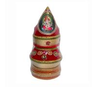 Chamak Craft Art Decor Nariyal Kalash Set