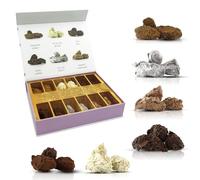CHAMBALL Deluxe Belgian Chocolates Gift Box | 12 Luxury Truffles & Gourmet Chocolates | Fancy Posh Boxed Chocolate for Women and Man | Premium Belgian Chocolate Gift Selection, Birthday or Valentines