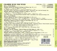 CHAMBER MUSIC FOR WINDS NEW CD