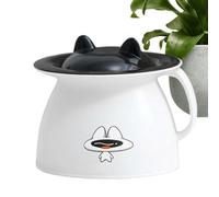 Chamber Pot with Lid and Handle 1.5L Cat Portable Chamber Pot