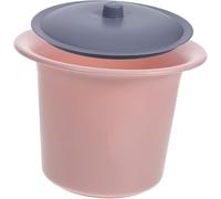 Chamber Pot with Lid，Portable Plastic Urinal Bedpan for Home Travel Lightweight Design Odor Sealed Spittoon,Puke Bucket