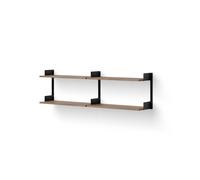 Chamber Shelf 450 Walnut & Black