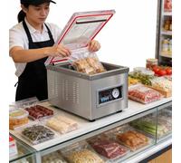 Chamber Vacuum Sealer, Kitchen Packaging Machine for Fresh Meats, Fruit Saver, Home & Commercial Use