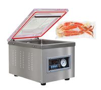 Chamber Vacuum Sealer Machine, Microcomputer Controlled, Household and Commercial Vacuum Sealing Machines with Stainless Steel Structure,A