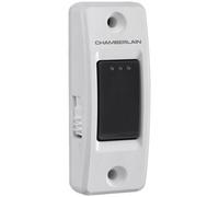 CHAMBERLAIN Illuminated Wired Push Button - 75REV with Large Illuminated Screen for Easy use in The Dark - Weather-Resistant, Works on Any Garage Door Opener - Compatible with AC & DC Openers, Ehite