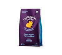 Chamberlain Coffee Fancy Mouse Espresso Blend - Extra Strong Dark Roasted Ground Coffee Beans with Notes of Sweet Caramel, Dark Chocolate and Roasted Peanuts - Special