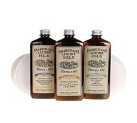 Chamberlain's Leather Milk Formula No. 1 2 & 3 - Leather Care Liniment, Straight Cleaner & Water Protectant Made in the USA - 2 0.35 L