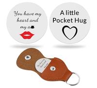 Chambom Pocket Hug Token - Long Distance Relationship Keepsake, Christmas Gift Inspirational Gifts, You Have My Heart, You have my heart