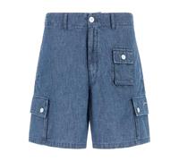 Chambray Cargo Shorts - male - Givenchy - Denim Shorts - Blue - W34 - Shorts W34