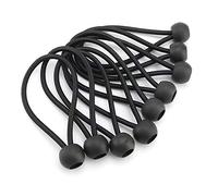 Chambridge 10pack Bungee Balls Exercise Fitness Trampoline Elastic Rope，Trampoline Ropes ，Black Bungee Cord for Canopy Tarp