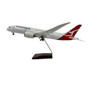 Chame LTD Model Plane Replica Realistic Large Scale with Voice Automated Lights | Aircraft with Stand | Premium Collectors Display | Aviation Gift (Qantas 787 Boeing 1:130)