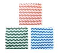 CHAMEEN Pack of 10 Microfibre Cleaning Cloths, Super Absorbent, Anti-Oil, Reusable Cleaning Cloths, Kitchen Cloths, Universal Washcloths, Multi-Purpose for Window