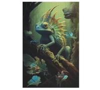 Chameleon 1000 Piece Kids Wooden Jigsaw Puzzle | | Sustainable Puzzle for Adults | Premium 100% Recycled Board | (78×53cm)