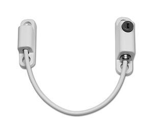 Chameleon 150mm Locking Window Cable Restrictors Limit Window Opening Distance With Key Easy Install For All Windows (White)